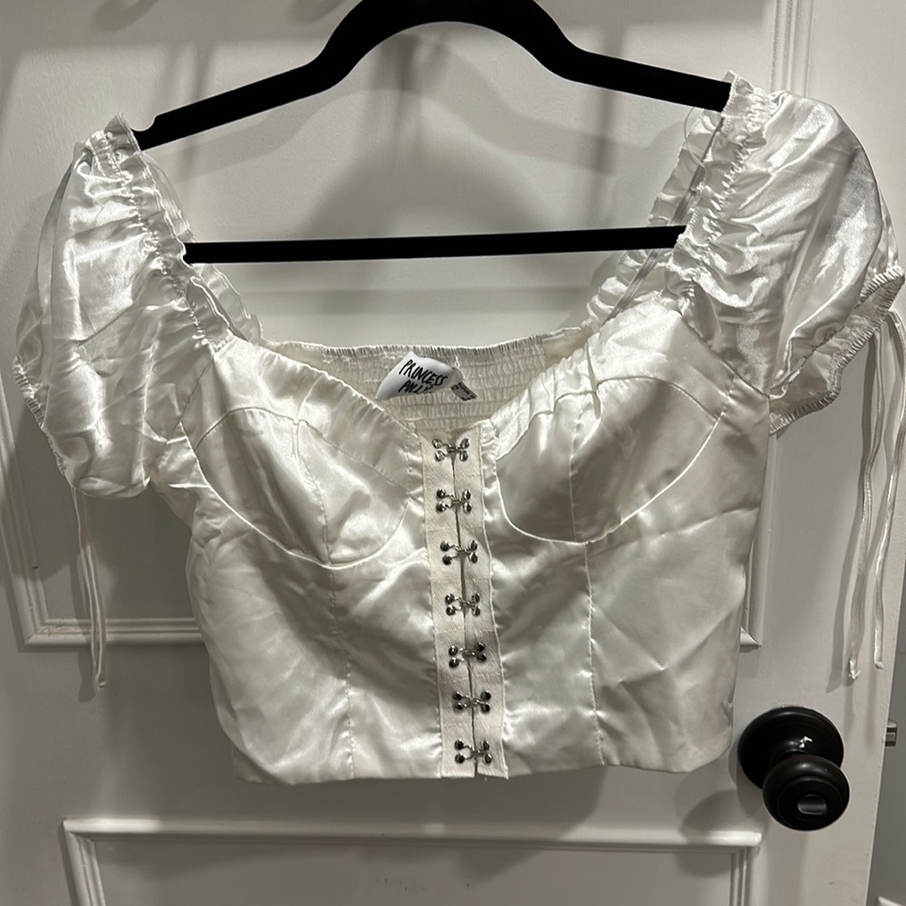 never worn PRINCESS Polly white corset top